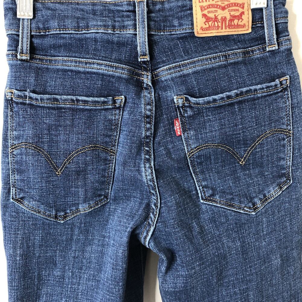 Levi's Women's 721 High Rise Skinny Ankle Jeans Size 25 - Picture 7 of 10